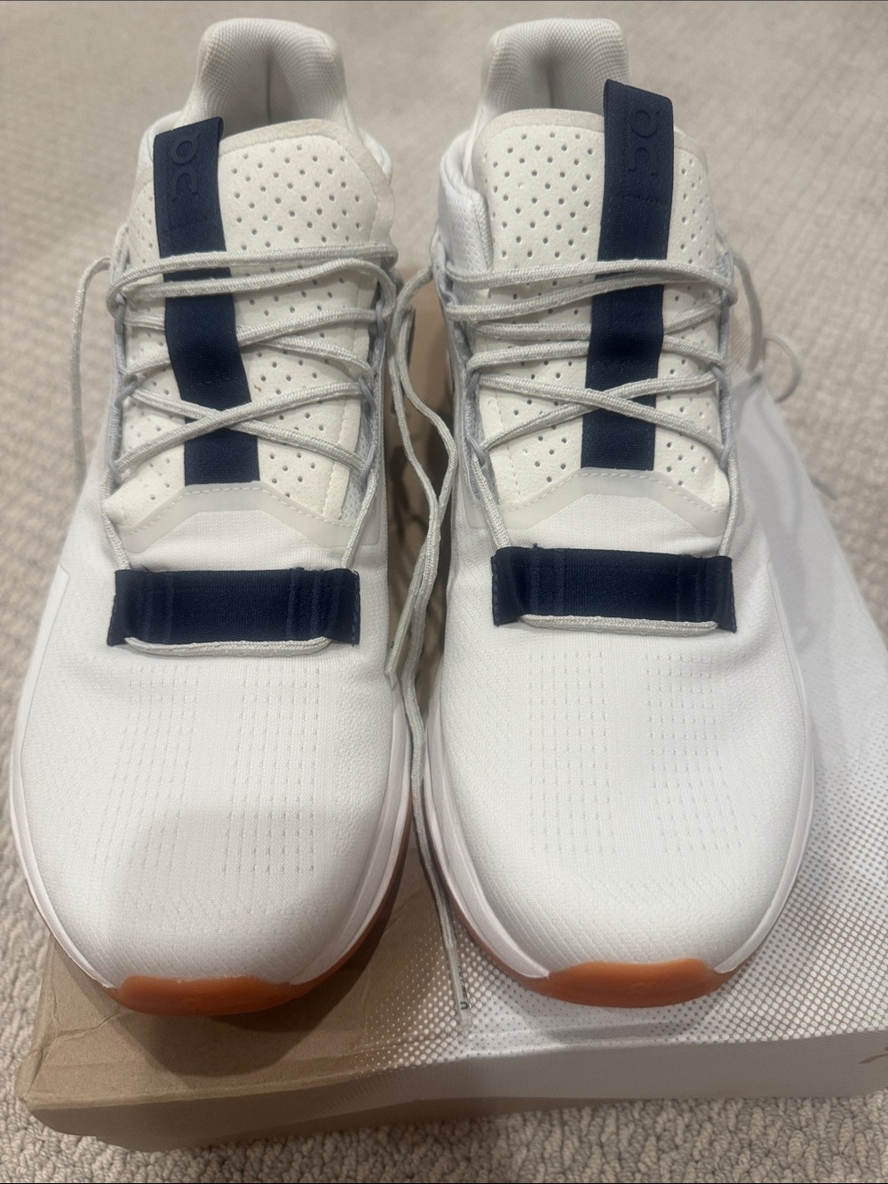 On Running Men’s White Navy Cloudnova 2 - Picture 6 of 7